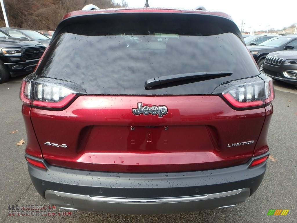 2020 Cherokee Limited 4x4 - Velvet Red Pearl / Black photo #4