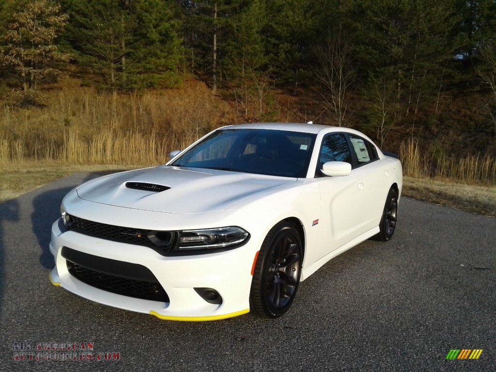 2020 Charger Scat Pack - White Knuckle / Black photo #2
