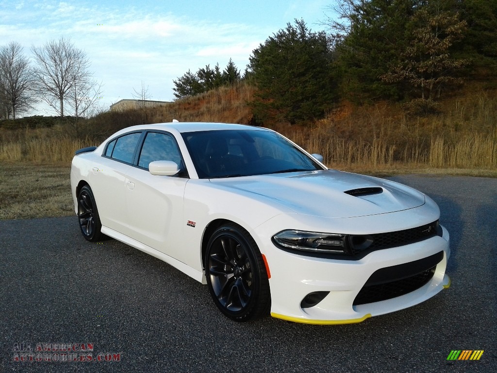 2020 Charger Scat Pack - White Knuckle / Black photo #4