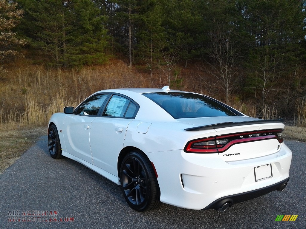 2020 Charger Scat Pack - White Knuckle / Black photo #8