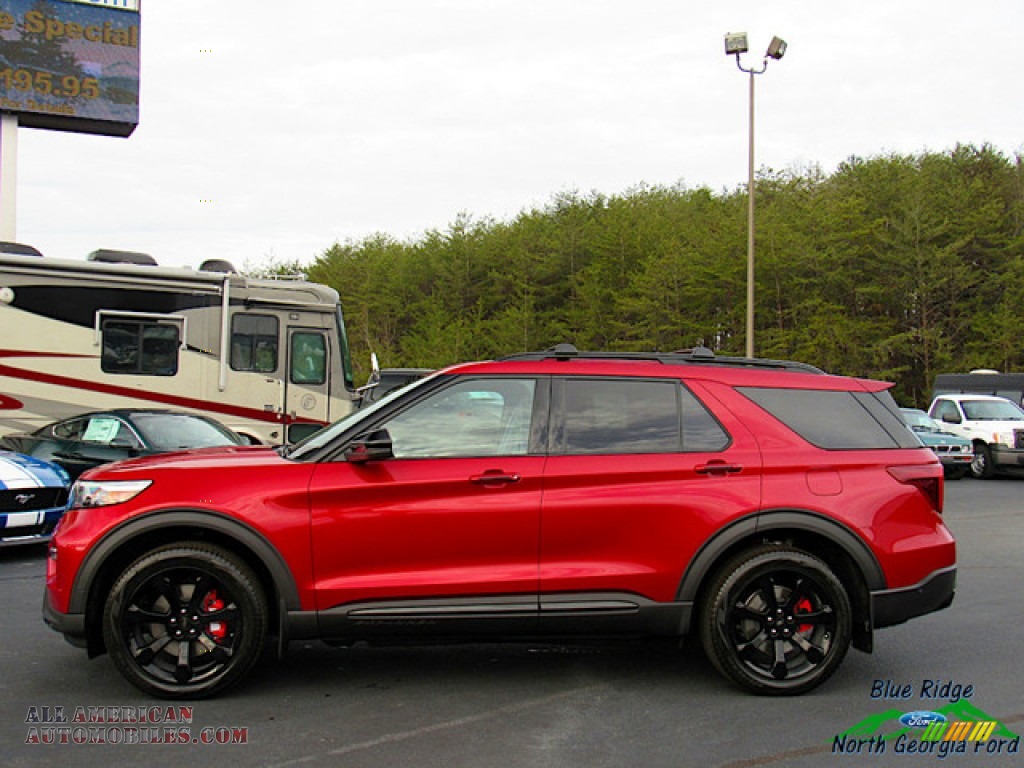 2020 Ford Explorer ST 4WD in Rapid Red Metallic photo #2 - B32607 | All