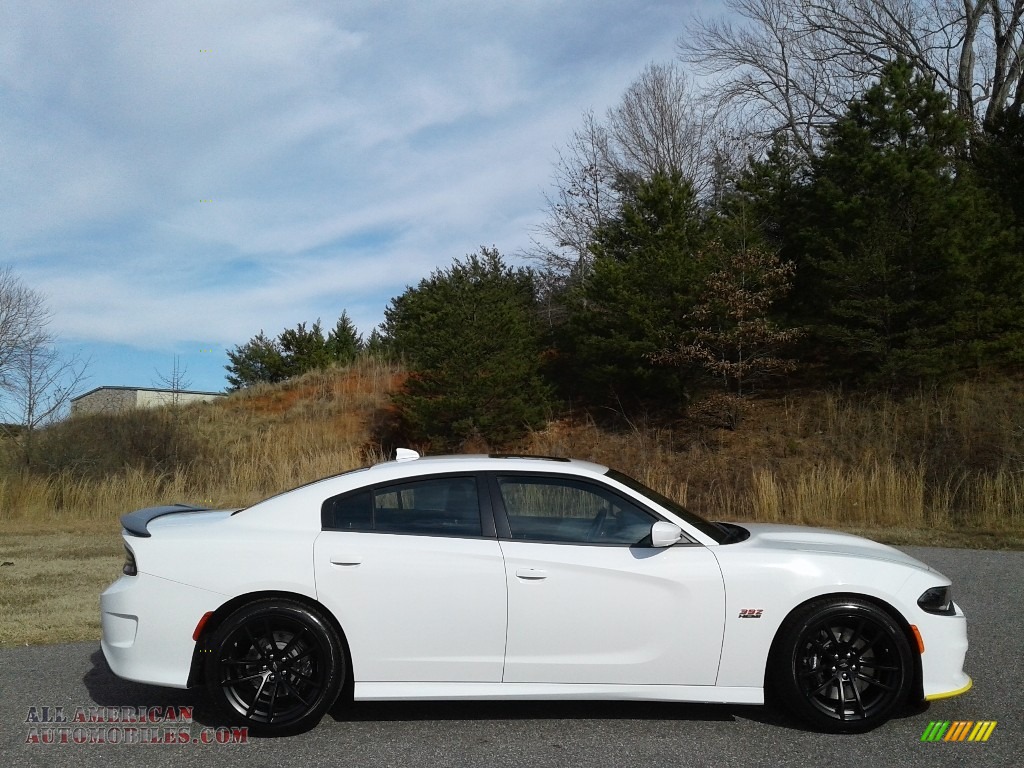 2020 Charger Scat Pack - White Knuckle / Black/Caramel photo #5