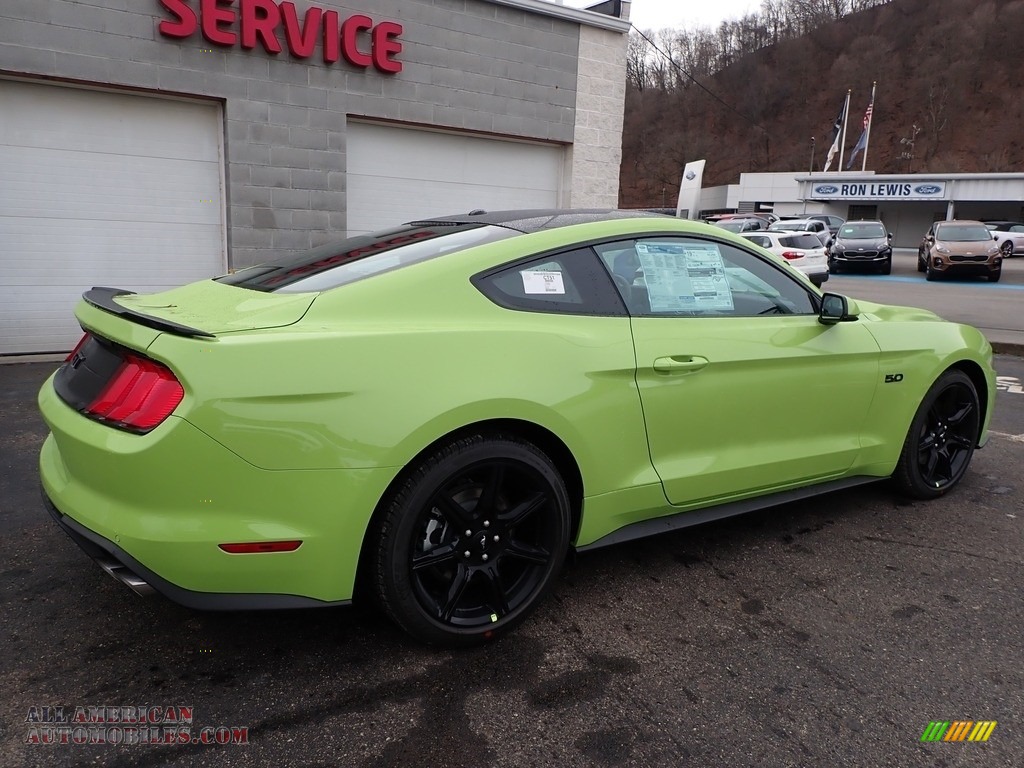 2020 mustang lime green