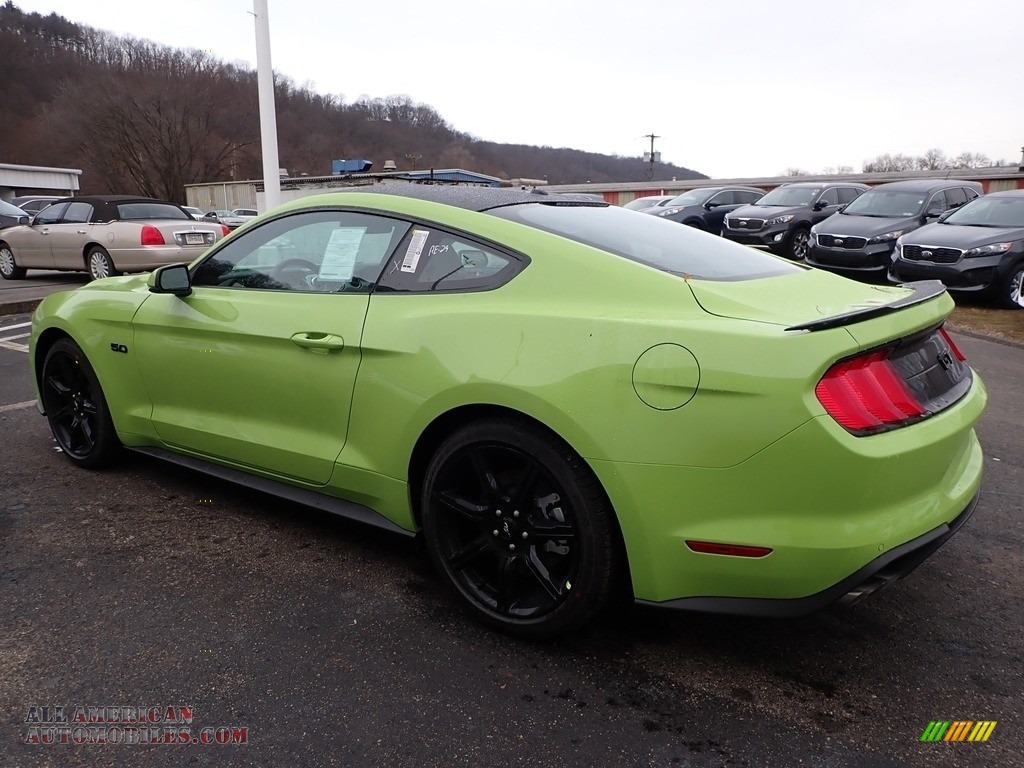 2020 Mustang GT Premium Fastback - Grabber Lime / Ebony/Recaro Leather Trimmed photo #4