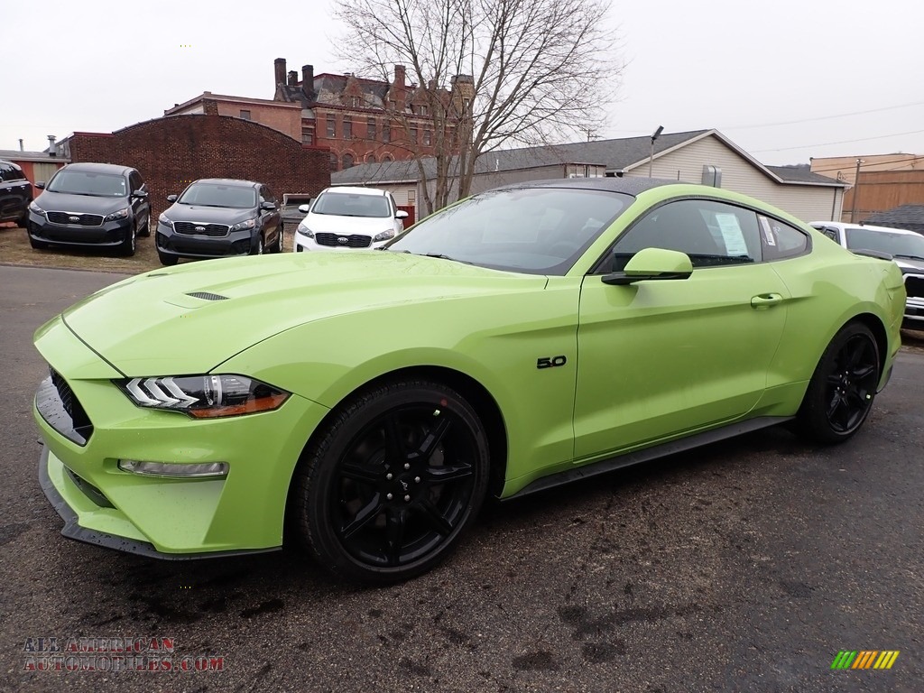 2020 Mustang GT Premium Fastback - Grabber Lime / Ebony/Recaro Leather Trimmed photo #6
