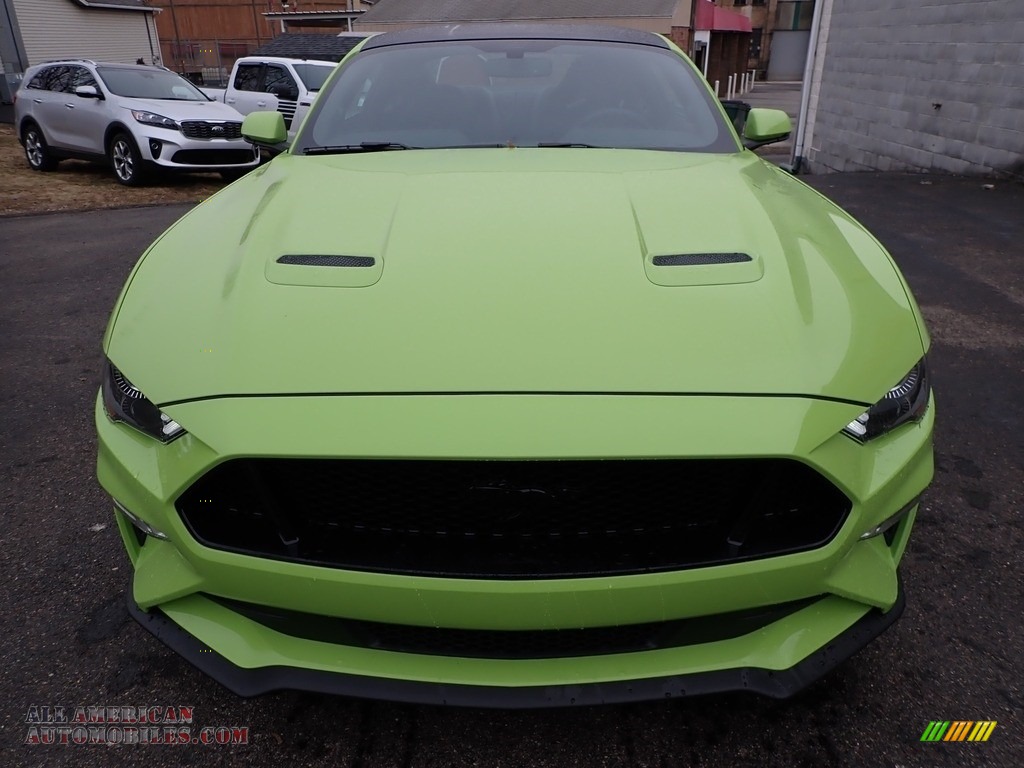 2020 Mustang GT Premium Fastback - Grabber Lime / Ebony/Recaro Leather Trimmed photo #7
