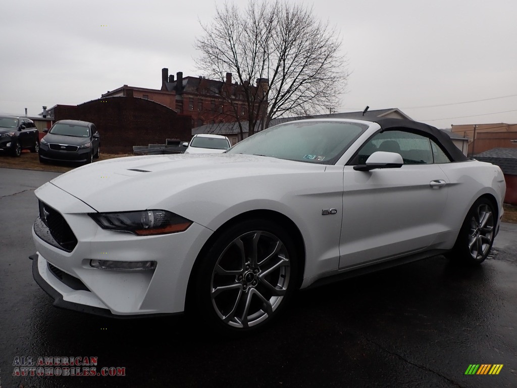 2019 Mustang GT Premium Convertible - Oxford White / Ebony photo #6