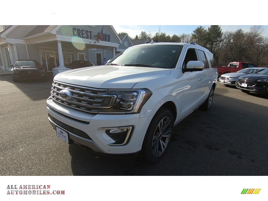 2020 Expedition Limited Max 4x4 - Oxford White / Ebony photo #3