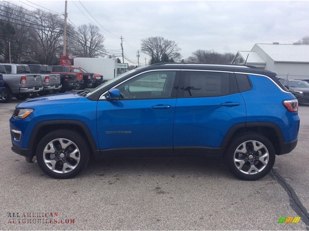 2020 Compass Limted 4x4 - Laser Blue Pearl / Black photo #6