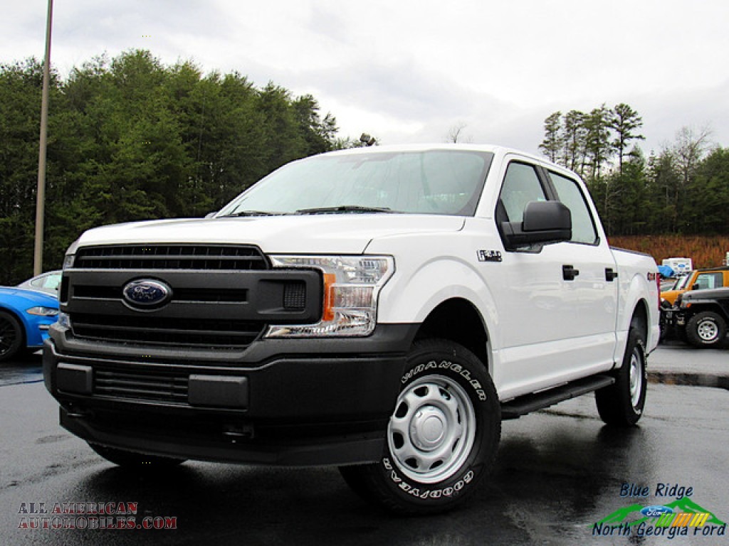 Oxford White / Medium Earth Gray Ford F150 XL SuperCrew 4x4