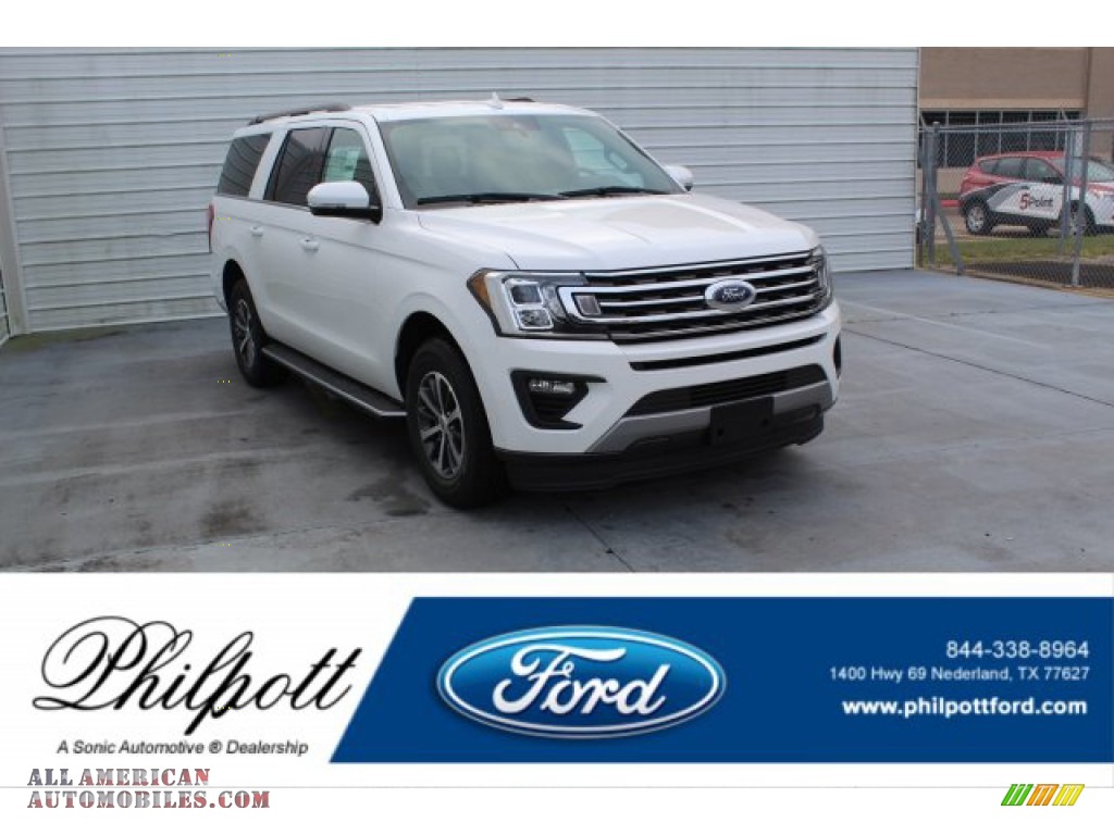 Star White / Ebony Ford Expedition XLT Max
