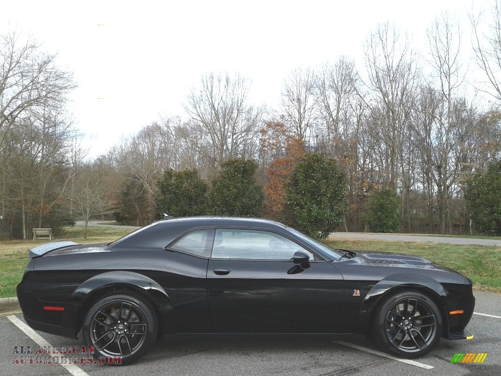 2020 Challenger R/T Scat Pack Widebody - Pitch Black / Black photo #5