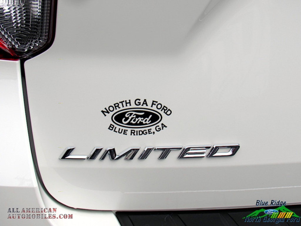 2020 Explorer Limited 4WD - Star White Metallic Tri-Coat / Sandstone photo #36
