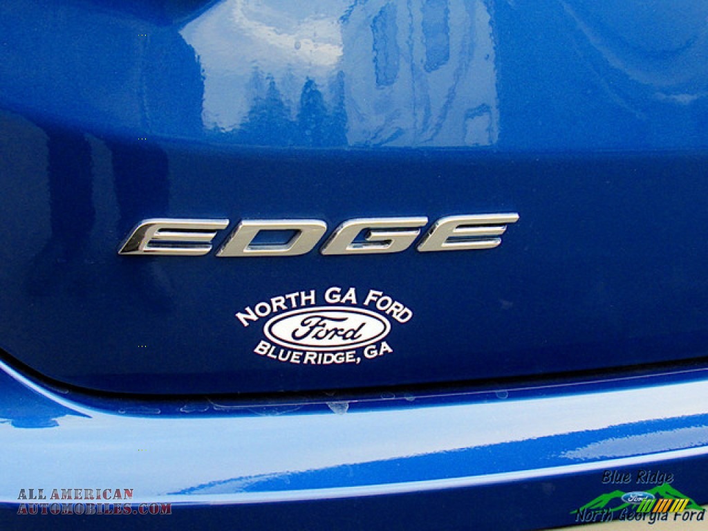 2020 Edge SEL AWD - Atlas Blue Metallic / Ebony photo #34