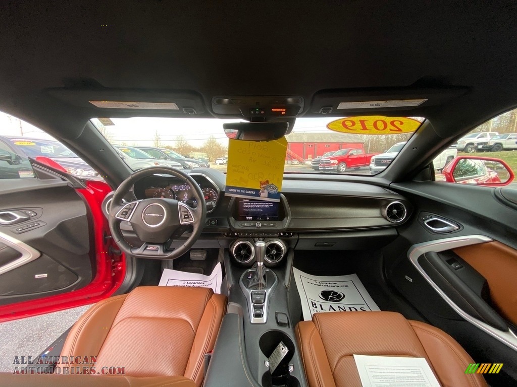 2019 Camaro SS Coupe - Red Hot / Kalahari photo #12
