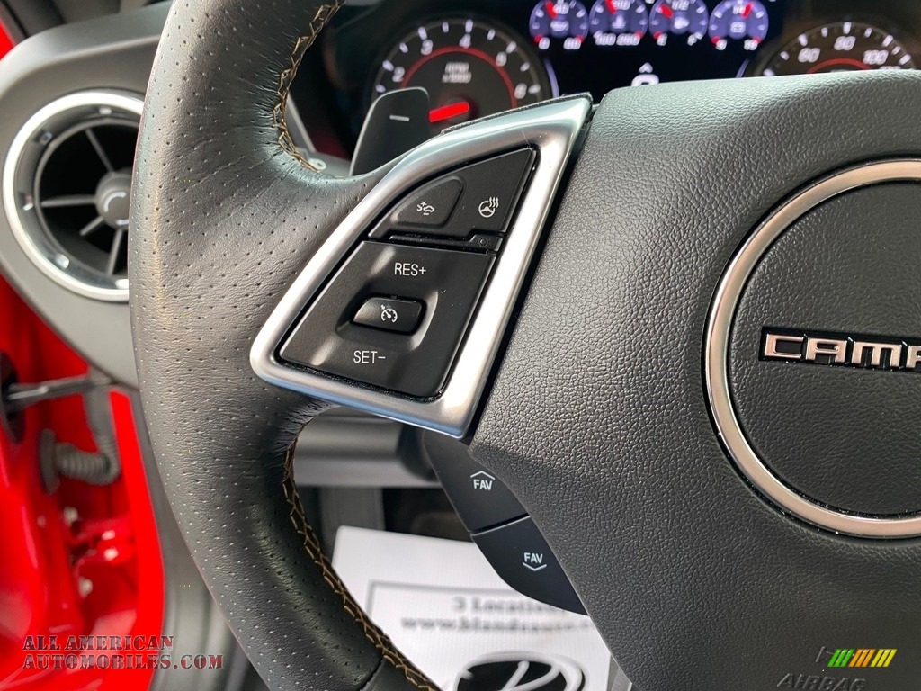 2019 Camaro SS Coupe - Red Hot / Kalahari photo #15