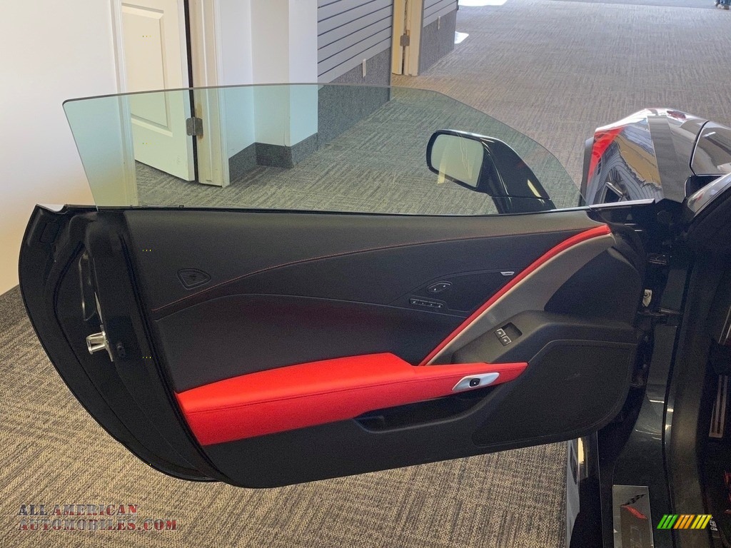 2019 Corvette Grand Sport Coupe - Shadow Gray Metallic / Adrenaline Red photo #11