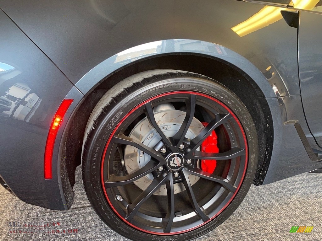 2019 Corvette Grand Sport Coupe - Shadow Gray Metallic / Adrenaline Red photo #18