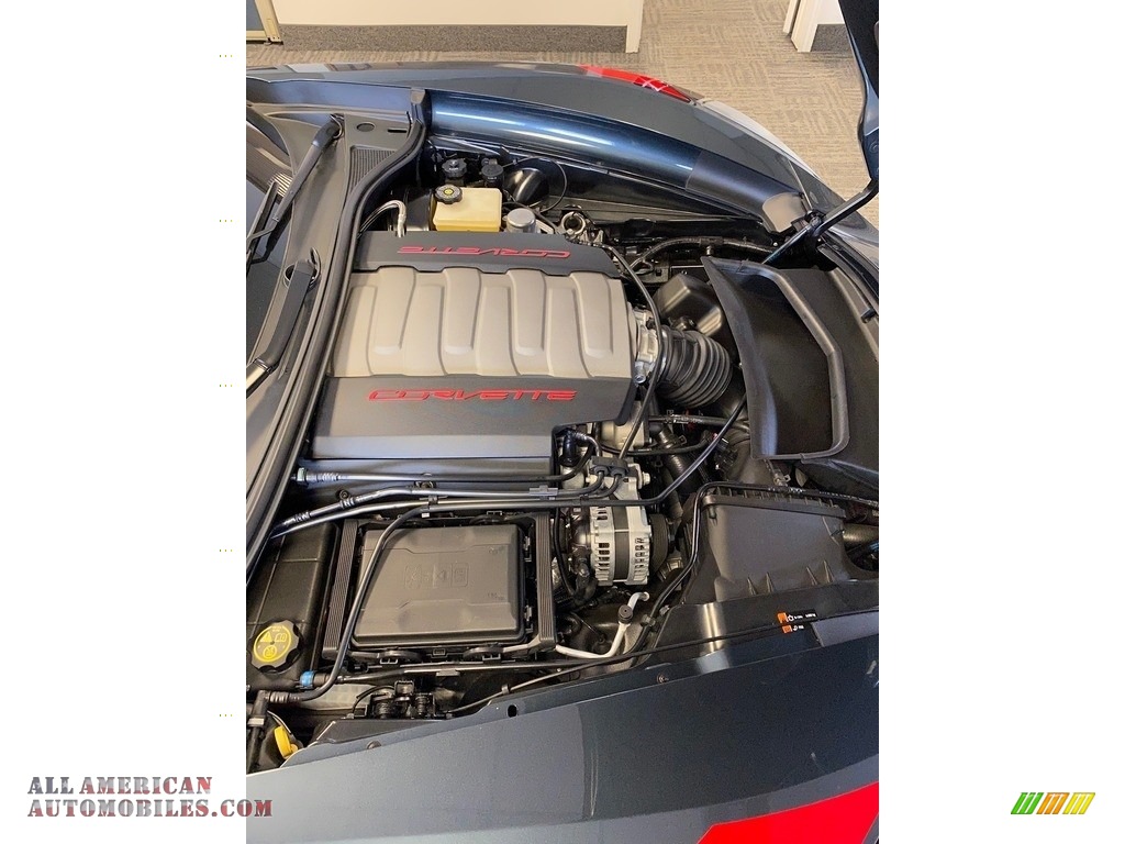 2019 Corvette Grand Sport Coupe - Shadow Gray Metallic / Adrenaline Red photo #20