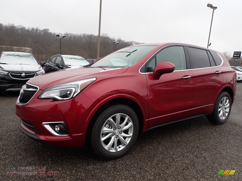 Chili Red Metallic / Light Neutral Buick Envision Preferred AWD