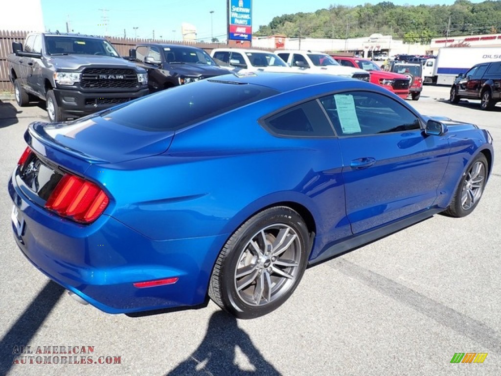 2017 Mustang Ecoboost Coupe - Lightning Blue / Ebony photo #6