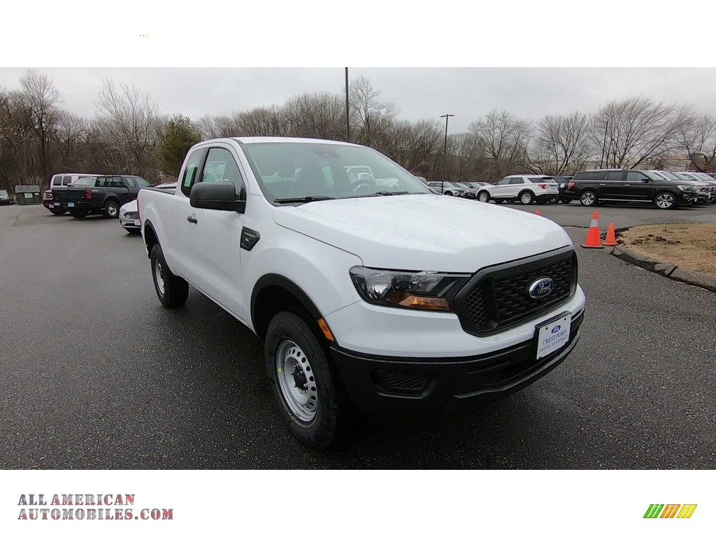 Oxford White / Ebony Ford Ranger XL SuperCab