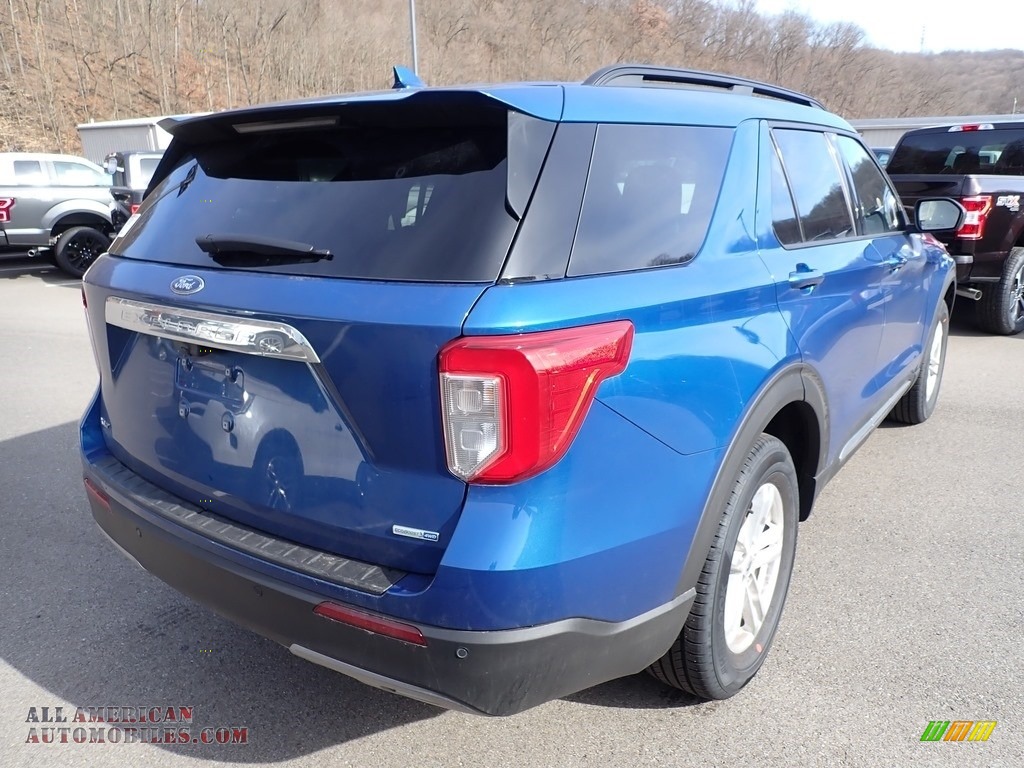 2020 Explorer XLT 4WD - Atlas Blue Metallic / Ebony photo #2
