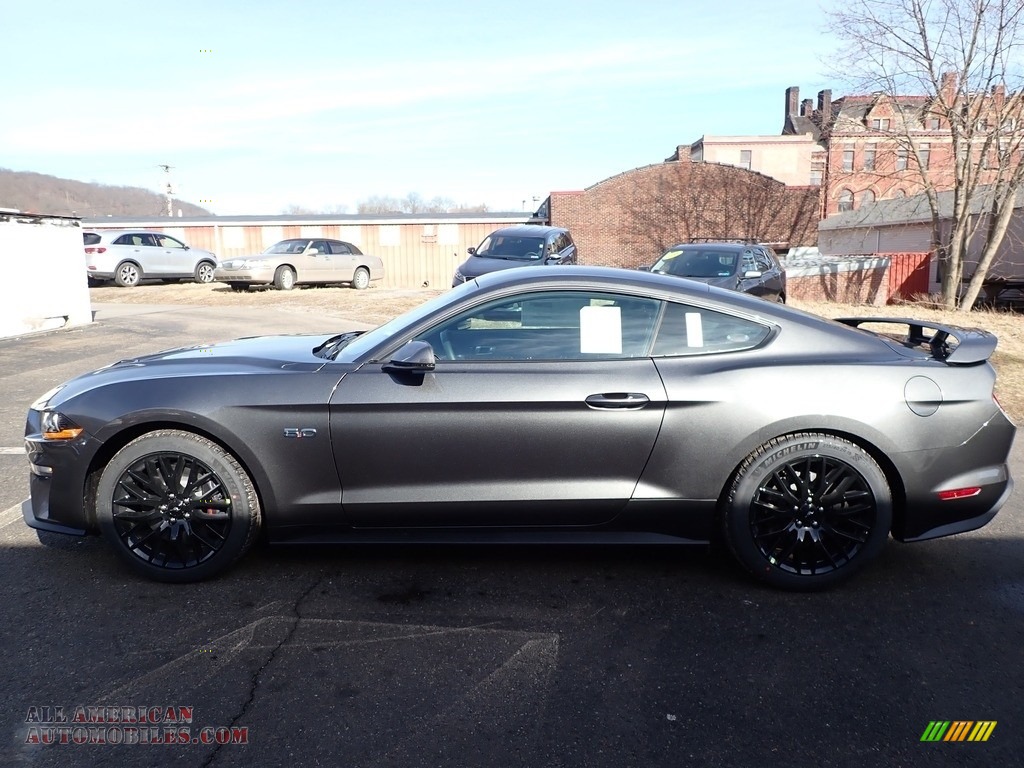 2020 Mustang GT Premium Fastback - Magnetic / Ebony photo #5