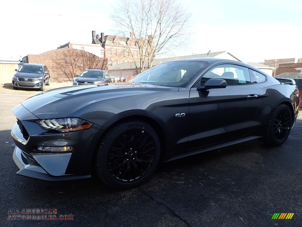 2020 Mustang GT Premium Fastback - Magnetic / Ebony photo #6