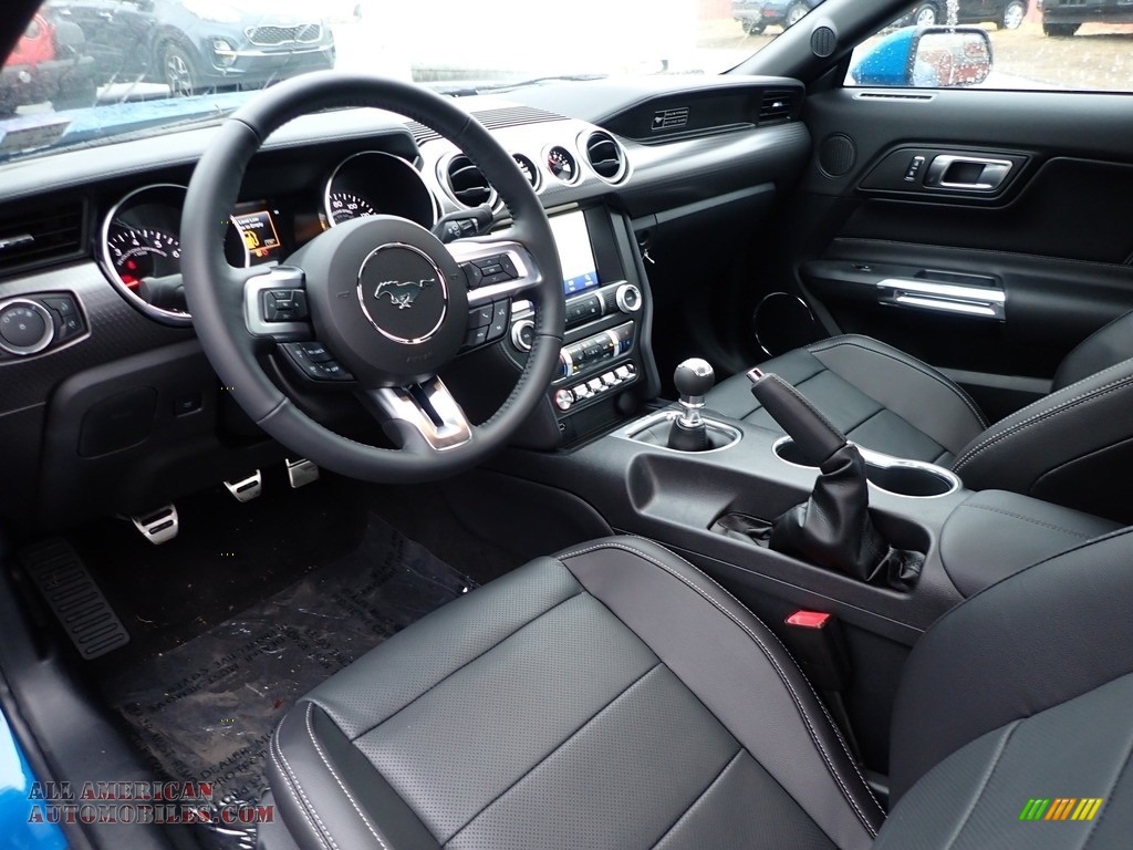 2020 Mustang GT Premium Fastback - Velocity Blue / Ebony photo #15