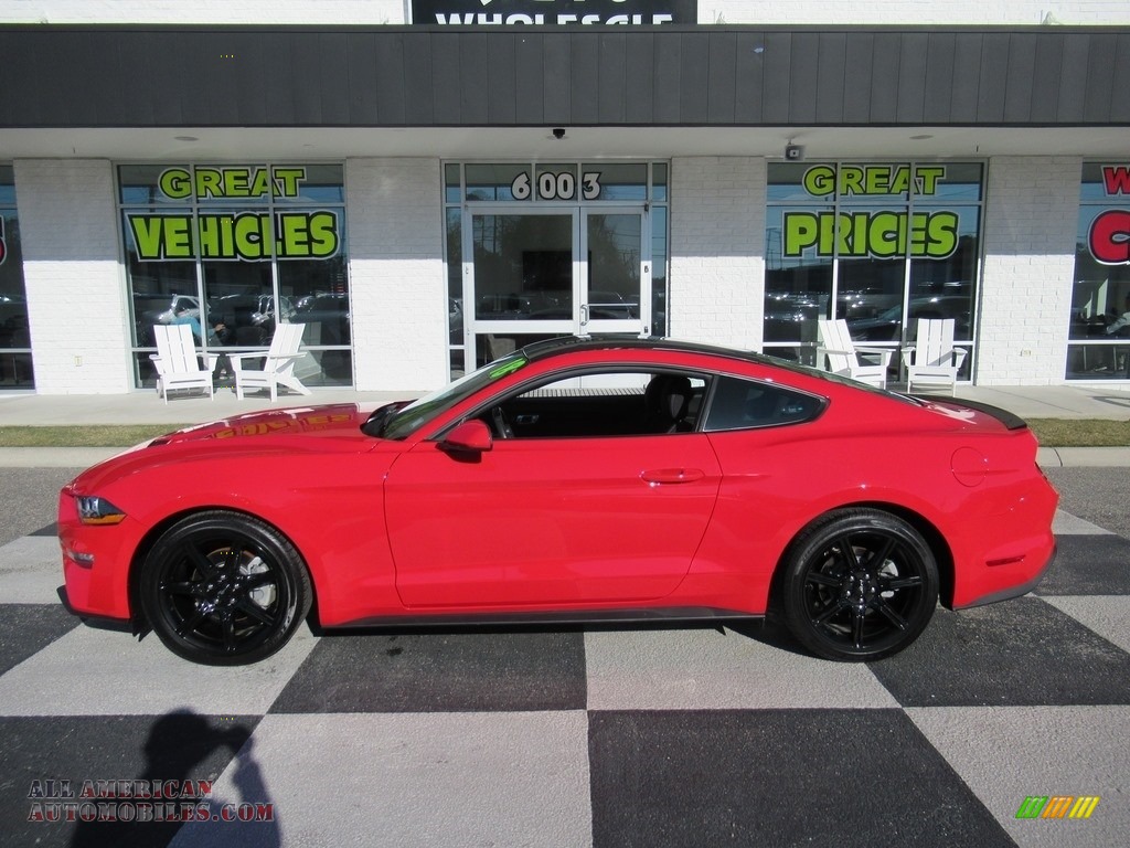 Race Red / Ebony Ford Mustang EcoBoost Fastback