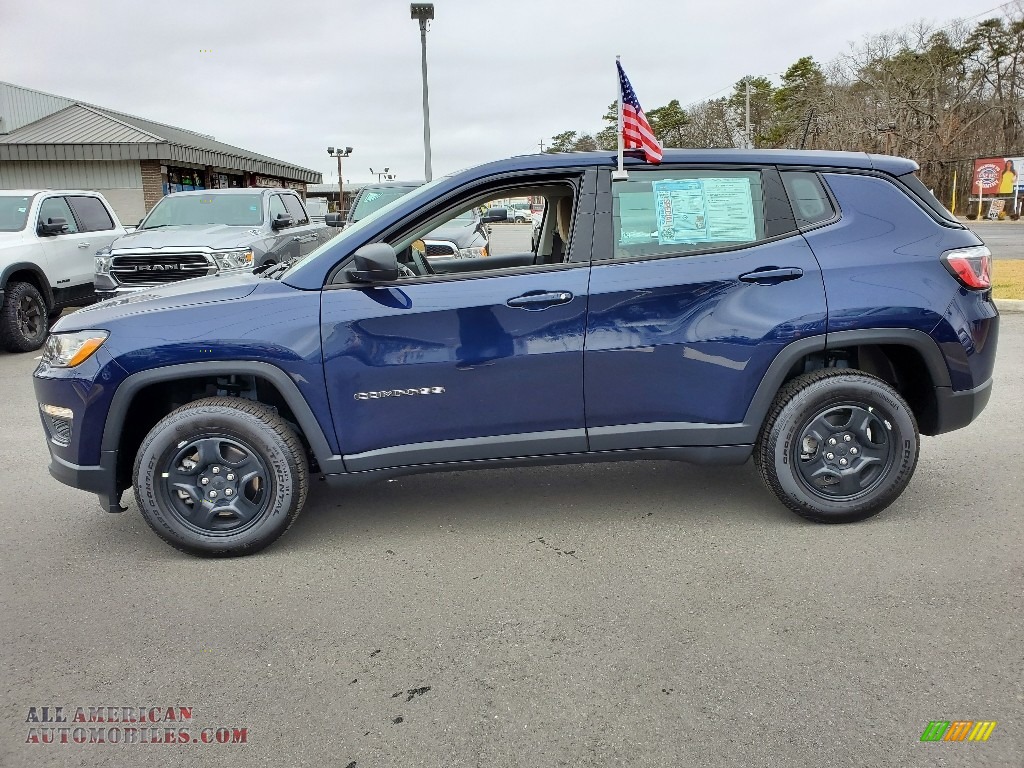 2020 Jeep Compass Sport 4x4 in Jazz Blue Pearl photo 18 101686 All