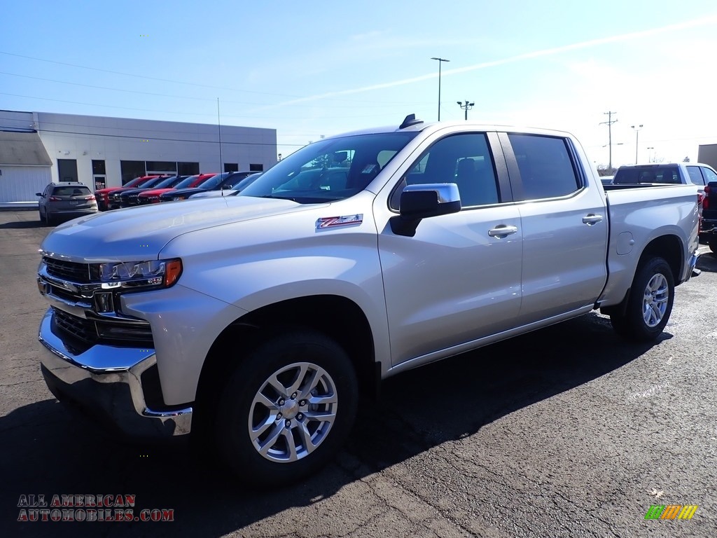 2020 Chevrolet Silverado 1500 Lt Z71 Crew Cab 4x4 In Silver Ice