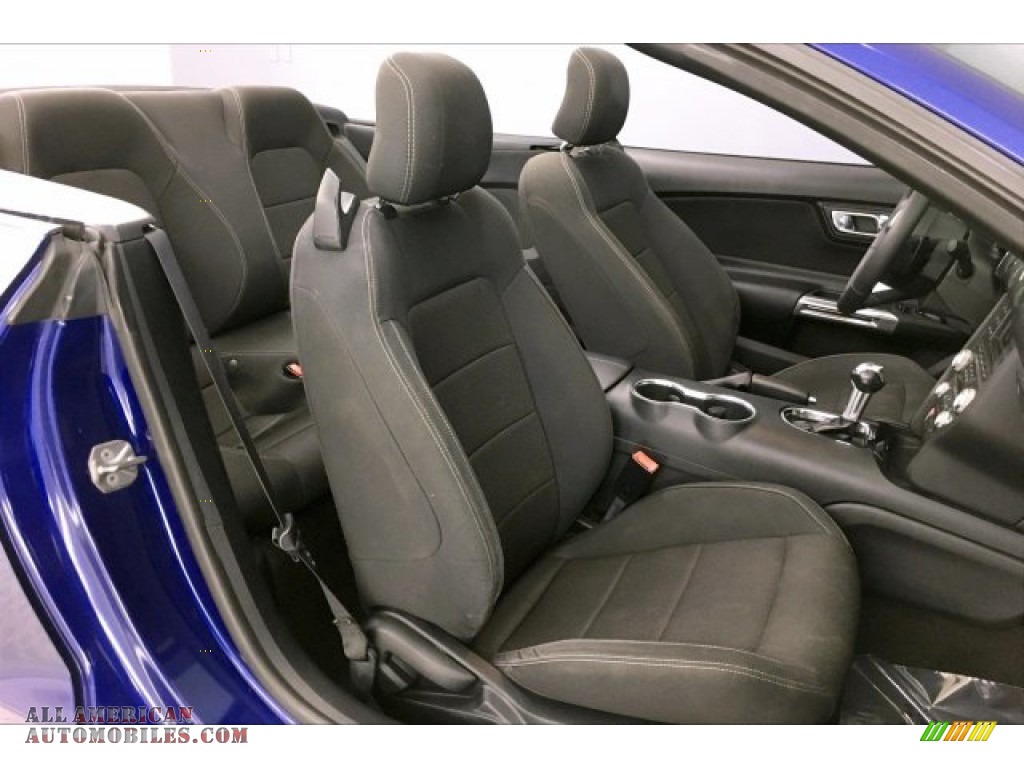 2015 Mustang V6 Convertible - Deep Impact Blue Metallic / Ebony photo #6