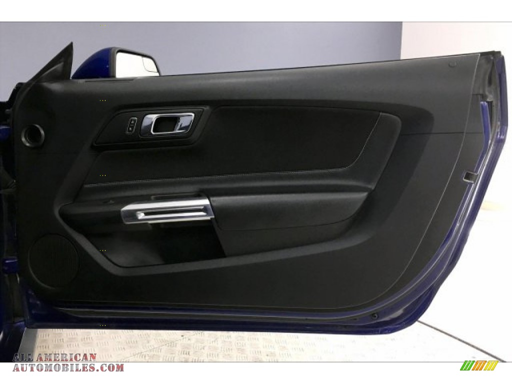 2015 Mustang V6 Convertible - Deep Impact Blue Metallic / Ebony photo #22