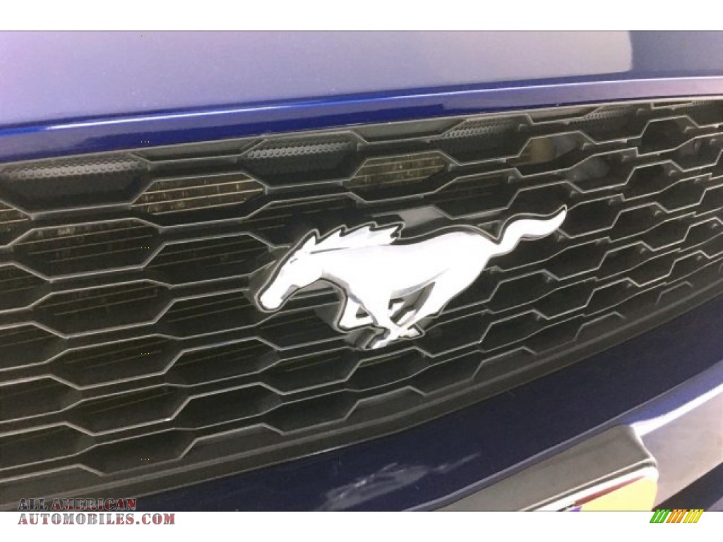 2015 Mustang V6 Convertible - Deep Impact Blue Metallic / Ebony photo #25