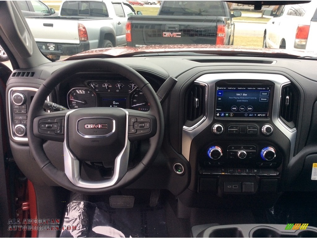 2020 Sierra 1500 SLE Double Cab 4WD - Red Quartz Tintcoat / Jet Black photo #3