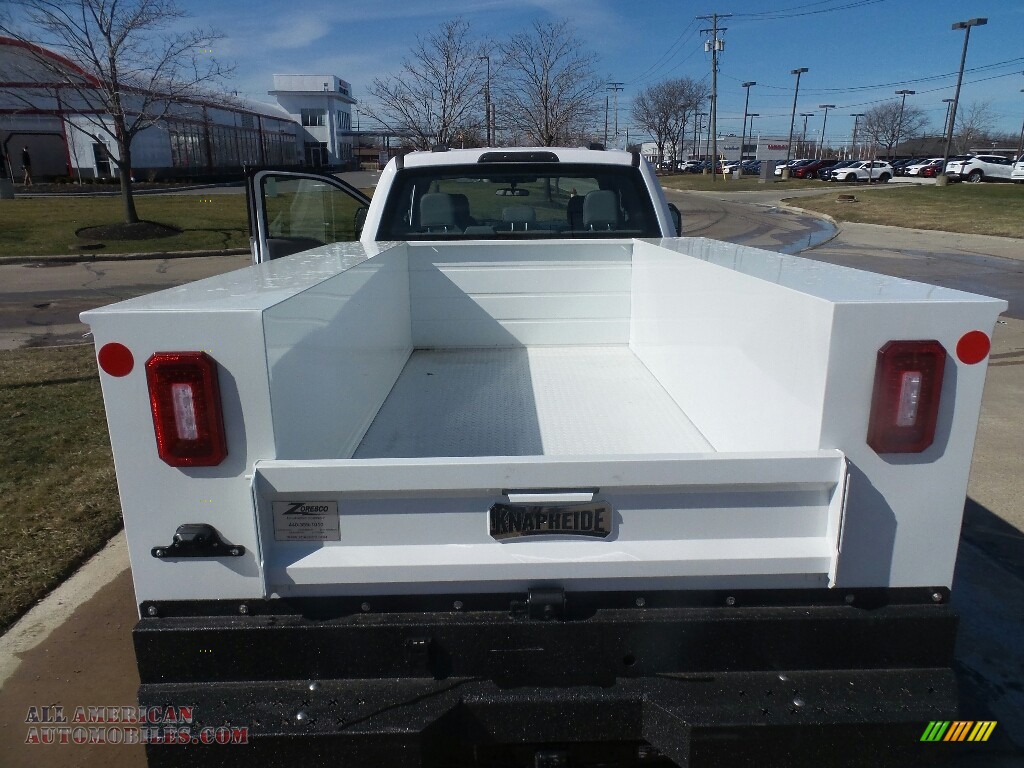 2020 Ford F350 Super Duty XL Regular Cab 4x4 Chassis Utility Truck in Oxford White photo #14