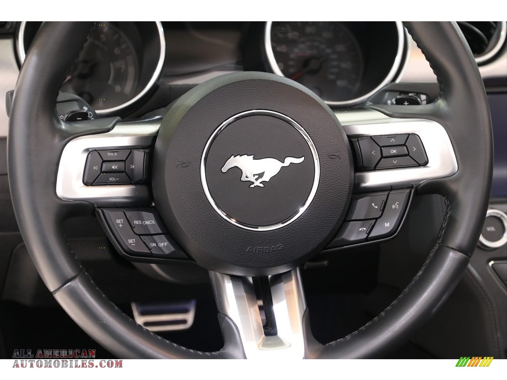 2019 Mustang EcoBoost Premium Convertible - Ingot Silver / Ebony photo #8