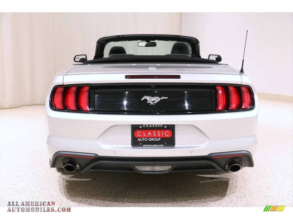2019 Mustang EcoBoost Premium Convertible - Ingot Silver / Ebony photo #19