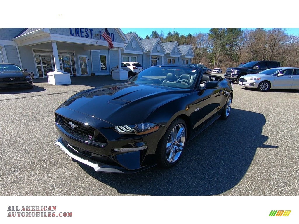 2020 Mustang GT Premium Convertible - Shadow Black / Ebony photo #3