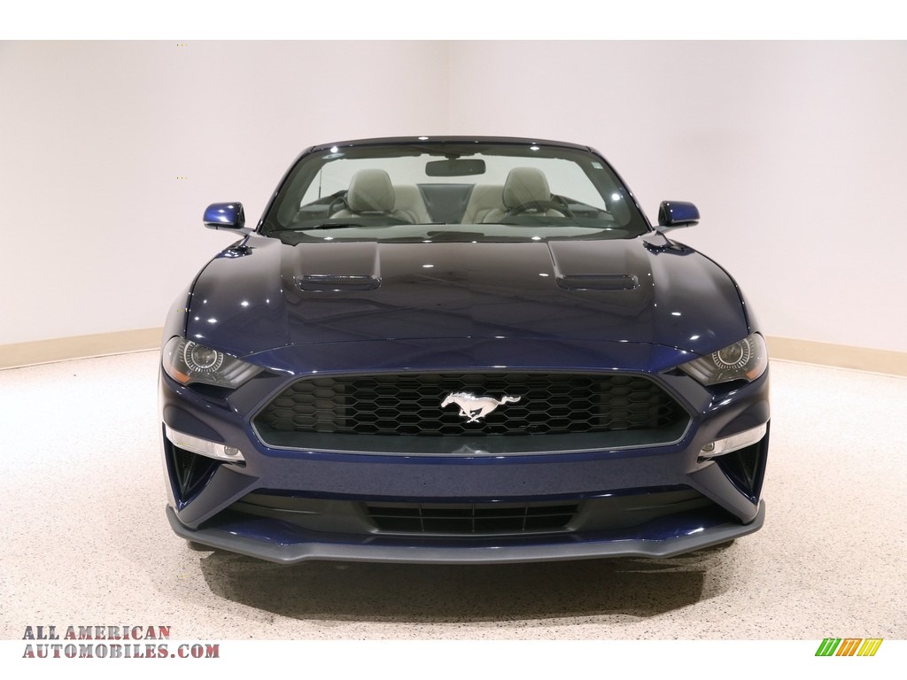 2019 Mustang EcoBoost Premium Convertible - Kona Blue / Ceramic photo #3