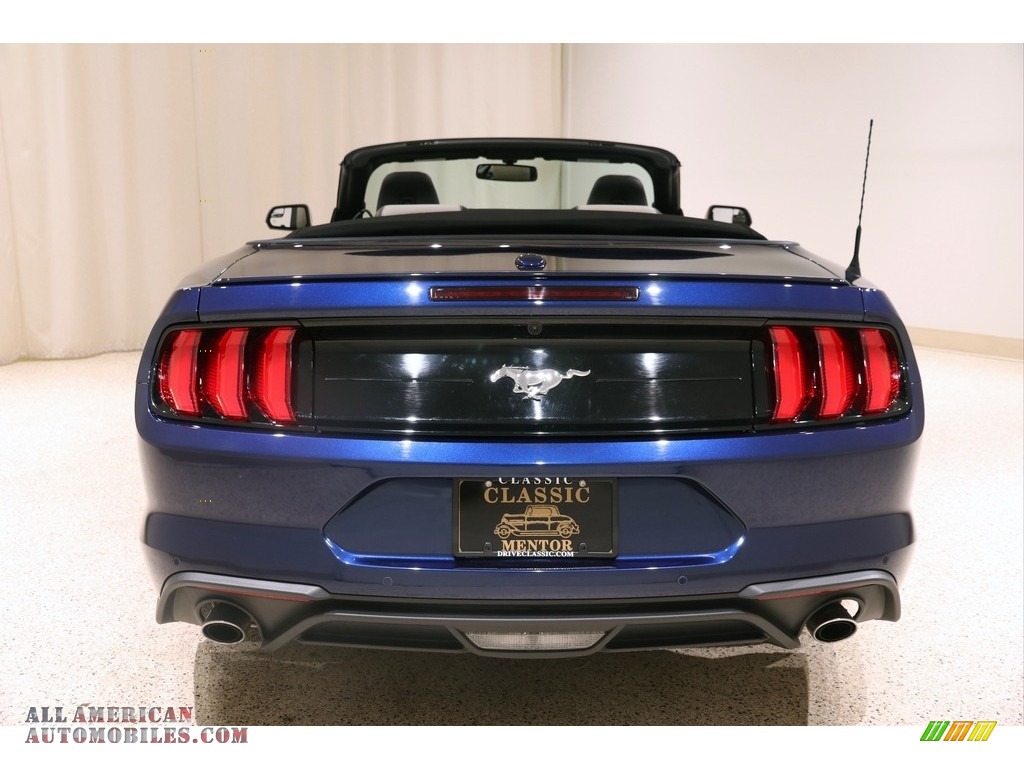 2019 Mustang EcoBoost Premium Convertible - Kona Blue / Ceramic photo #19