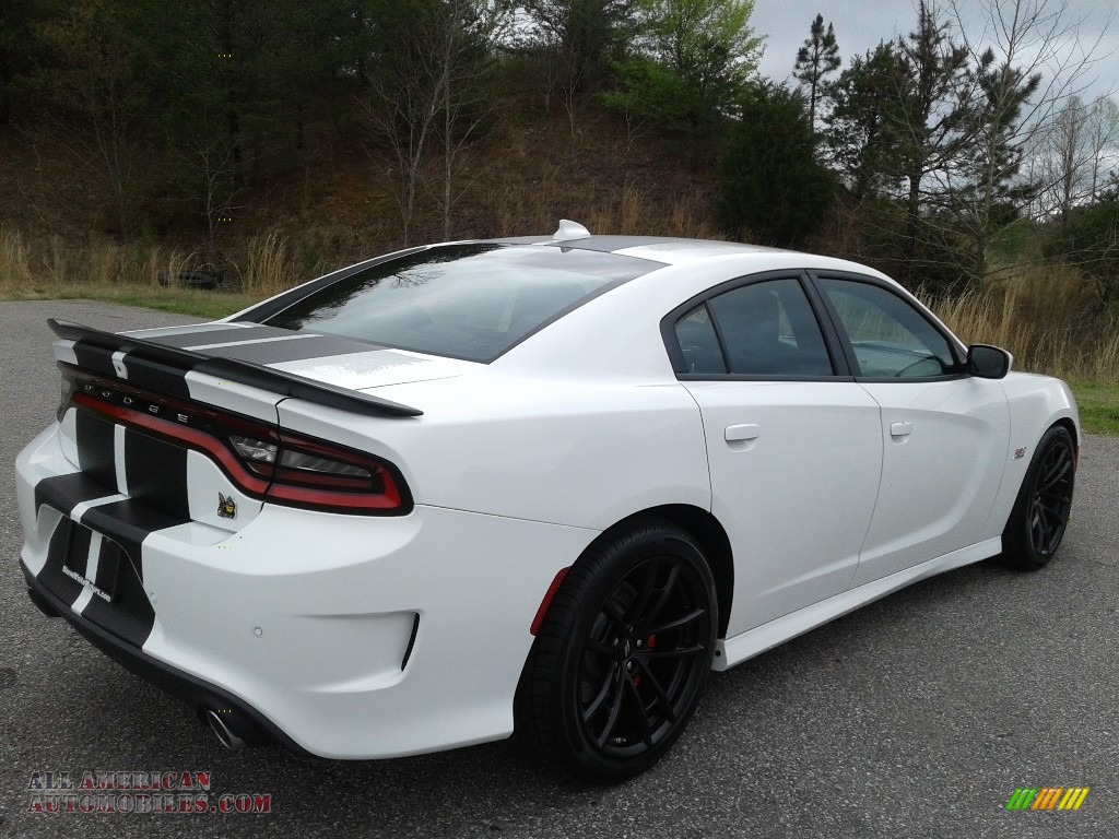 2020 Charger Scat Pack - White Knuckle / Black/Ruby Red photo #6