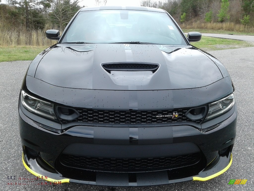 2020 Charger Scat Pack - Pitch Black / Black/Ruby Red photo #3
