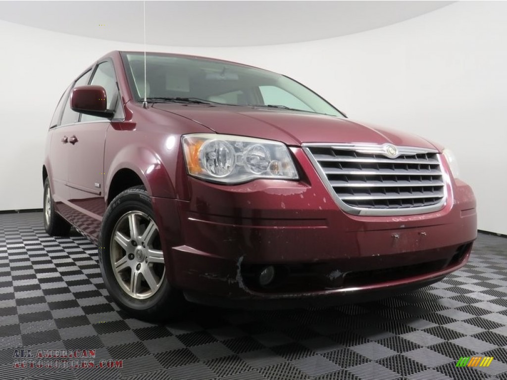 2008 Town & Country Touring - Inferno Red Crystal Pearlcoat / Medium Slate Gray/Light Shale photo #1