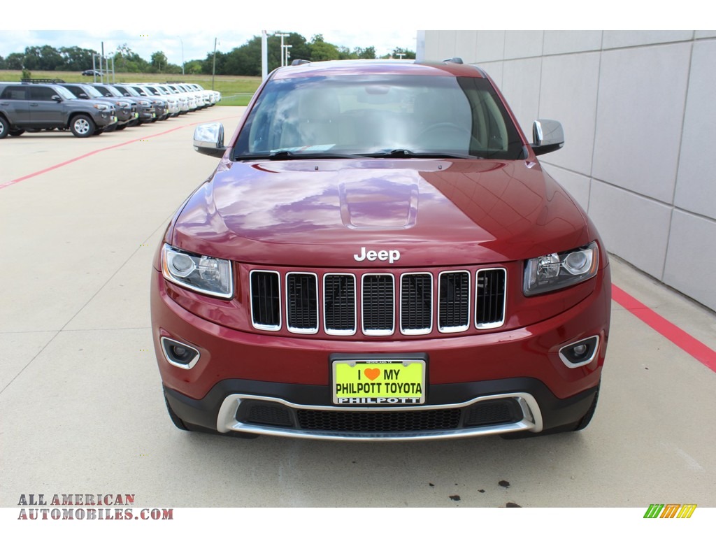 2014 Grand Cherokee Limited - Deep Cherry Red Crystal Pearl / New Zealand Black/Light Frost photo #3