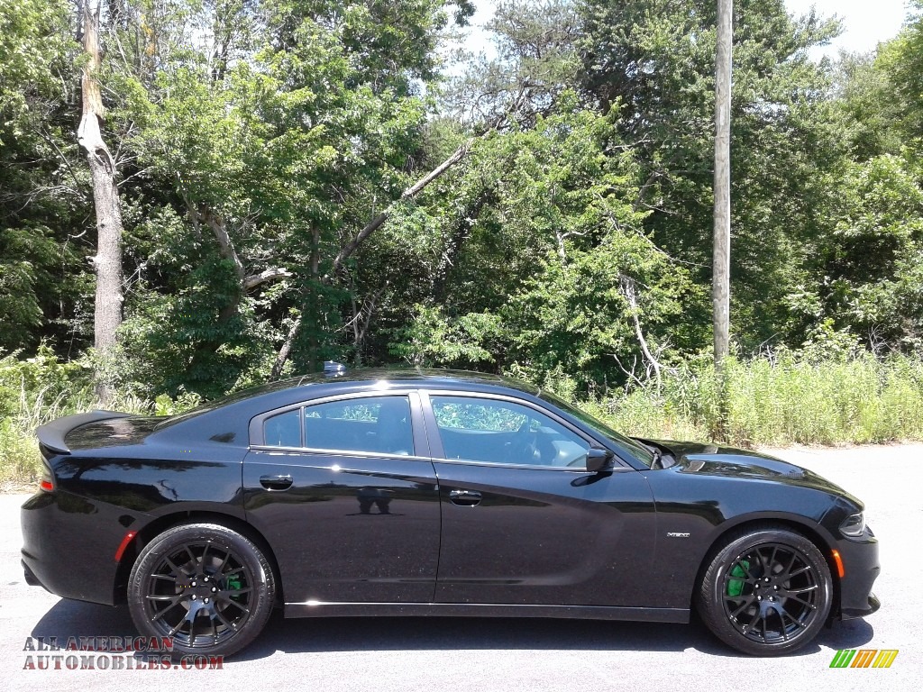 2016 Charger R/T - Pitch Black / Black photo #6