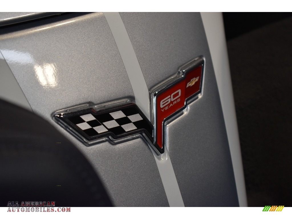 2013 Corvette 427 Convertible Collector Edition - Arctic White / Diamond Blue/60th Anniversary Design Package photo #24