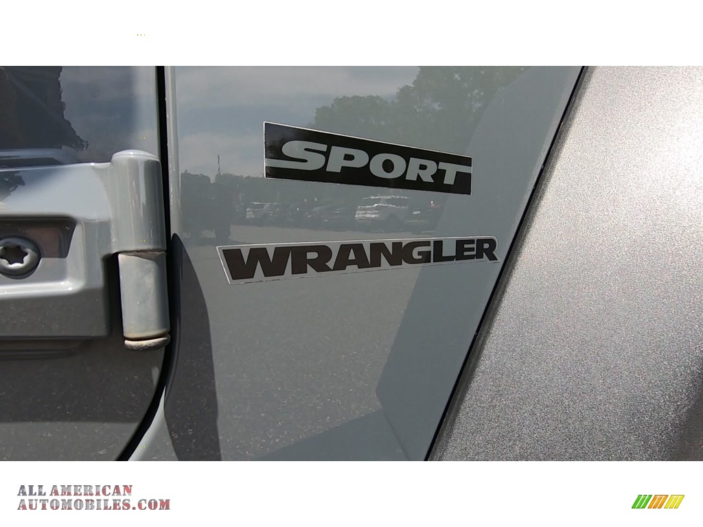 2015 Wrangler Sport 4x4 - Anvil / Black photo #21